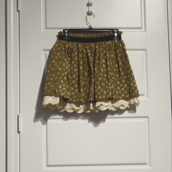 Floral print A line midi skirt - Picture 2 of 6